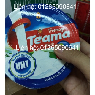 Phô mai Teama hộp 8 miếng dùng làm thạch phô mai