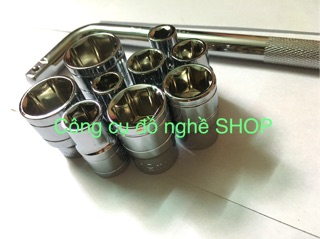 Tuýp bộ đầu 1/2 cần cong L tốt (8-24mm)