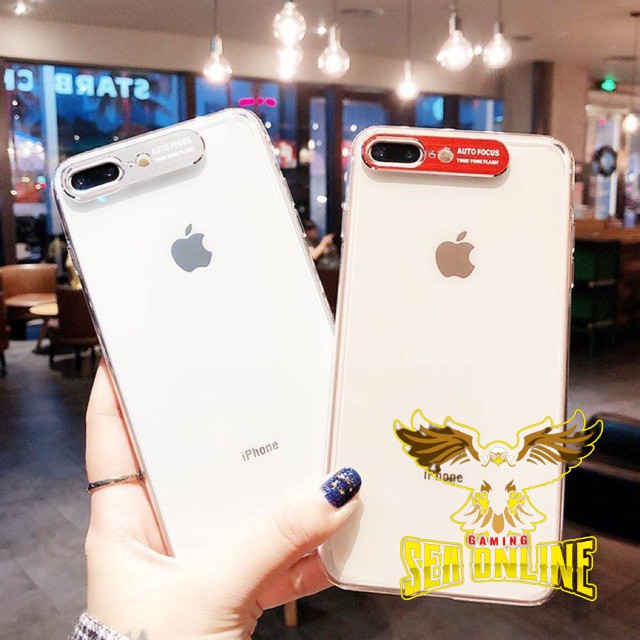 Ốp auto focus IPhone 7Plus_8Plus trong suốt bảo vệ camera | BigBuy360 - bigbuy360.vn