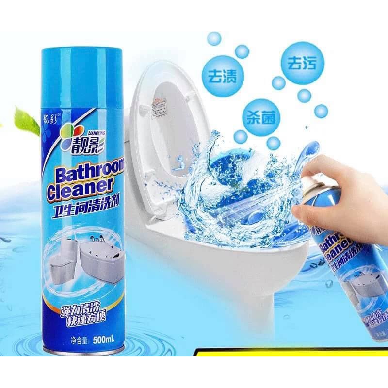 Dung dịch vệ sinh nhà tắm - Chai xịt bọt tuyết Bathroom Cleaner 500ml tẩy sạch các vết bẩn cứng đầu