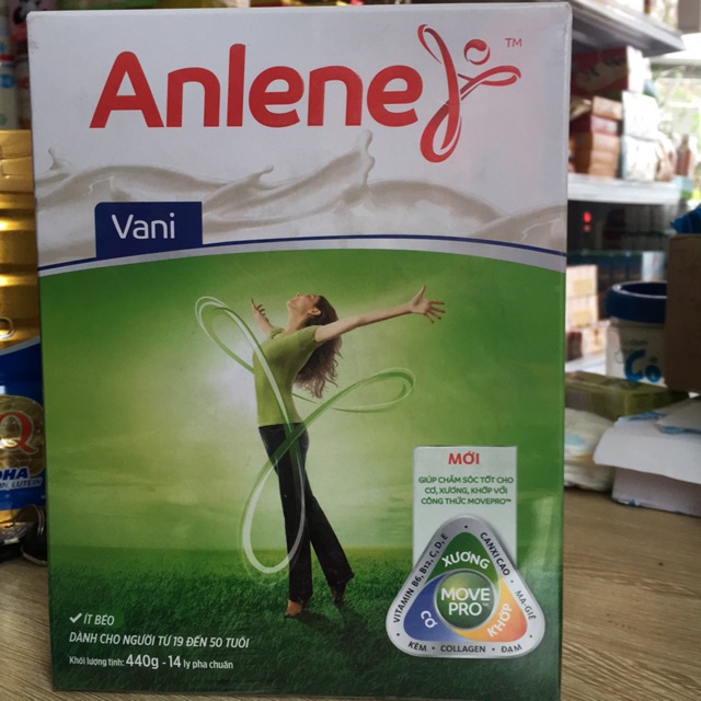Anlene Xanh Hộp Giấy 440g