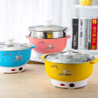 Nồi lẩu điện mini đa năng đường kính 28cm COOKING POT chiên, xào, nấu mỳ, nấu lẩu