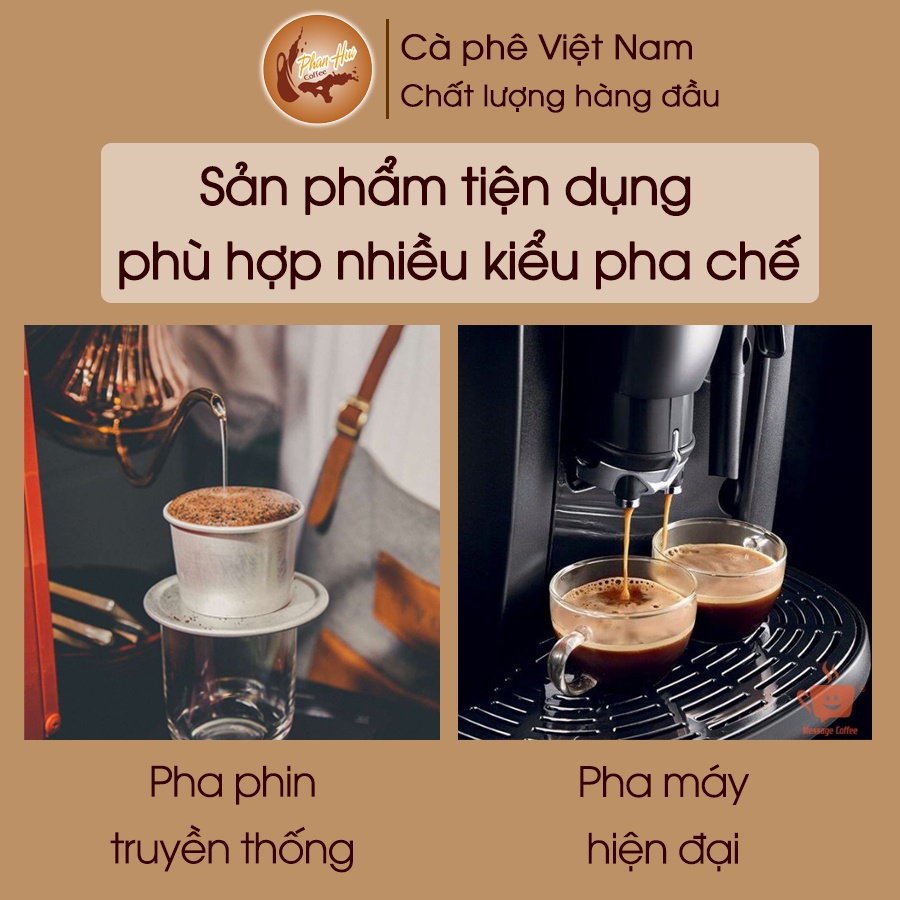 [500g] Cà phê Phan Hui Premium Quality Arabica nguyên chất 100% phù hợp cho phan phin và pha máy - Phan Hui Coffee | BigBuy360 - bigbuy360.vn
