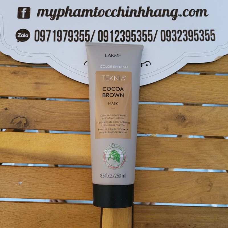 Dầu Gội và dầu xả  Giữ Màu Nâu Lakme Teknia Cocoa Brown 300ml - 250ml