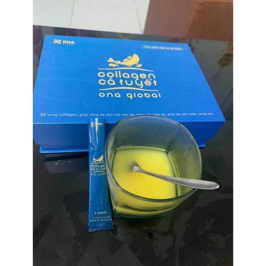 (CHÍNH HÃNG) 01 HỘP Collagen cá tuyết Nauy - ONA GOBAL làm đẹp da, da săn chắc, căng bóng,ẩm mượt hộp 30 gói | BigBuy360 - bigbuy360.vn
