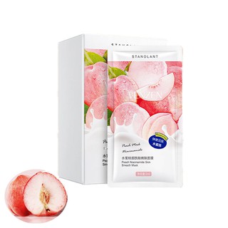 10pcs Mặt Nạ Ngủ Venzen Chiết Xuất Quả Đào Chứa Niacinamide Thu Nhỏ Lỗ Chân Lông Dưỡng Ẩm Cải Thiện Da Sần Sùi 2g