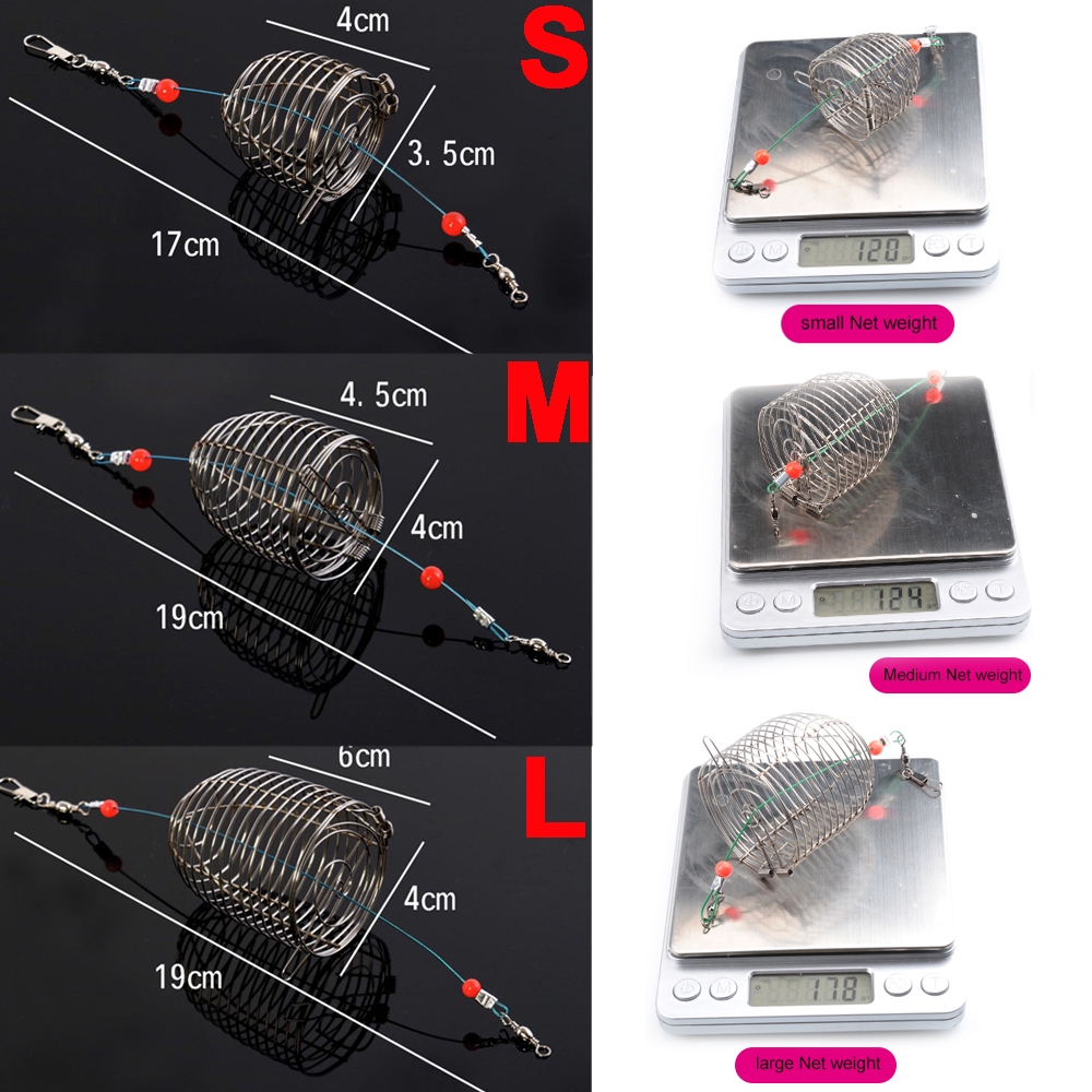 Lồng Giữ Mồi Câu Cá Bằng Inox Thiết Kế Độc Đáo Tiện Dụng