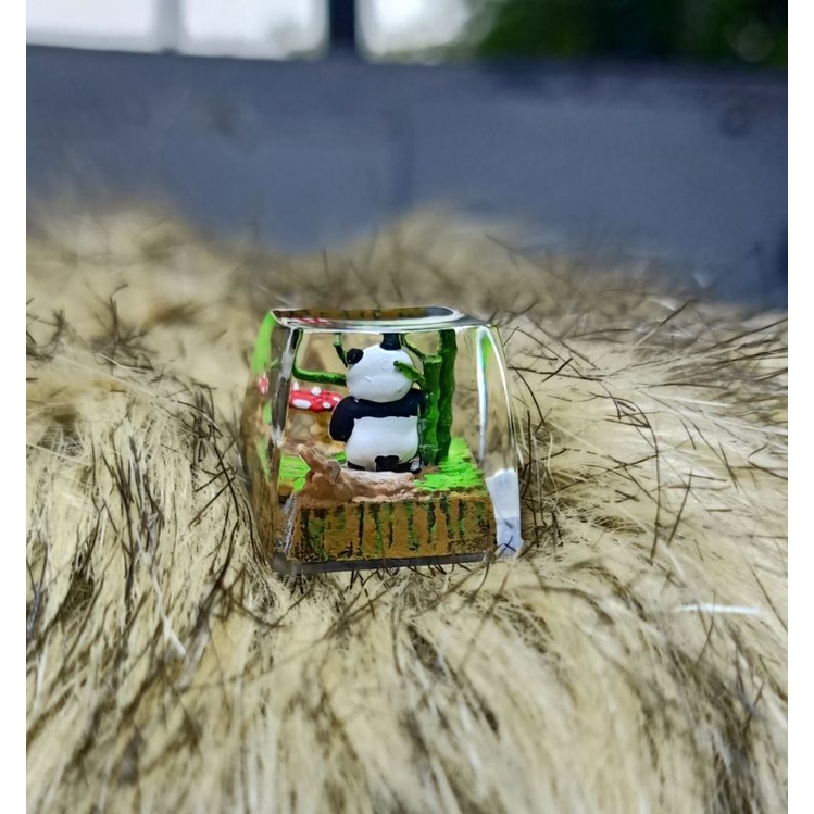 Keycap gấu trúc - nút bàn phím hình gấu trúc