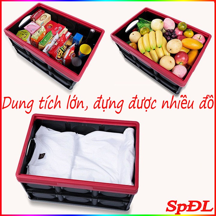 Hộp đựng đồ ô tô có thể gấp gọn dung tích 55 lít và 30 lít loại tốt mẫu mới nhất 2021