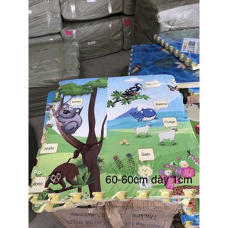 Thảm xốp ghép hoạt hình cho bé -Thảm xốp lót sàn