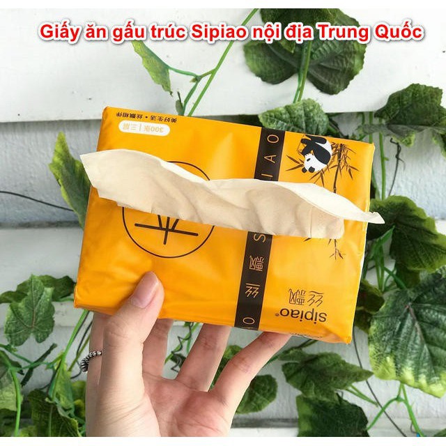 HỘP 30 GÓI GIẤY ĂN GẤU TRÚC SIPIAO/ YCOOL/ BAIHOU SIÊU DAI