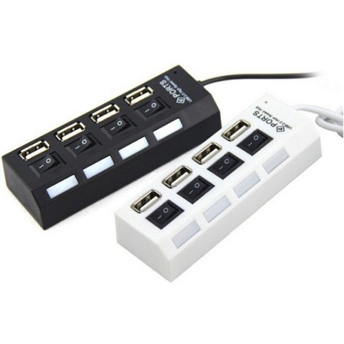 Hub chia usb 4 công tắc 4 cổng