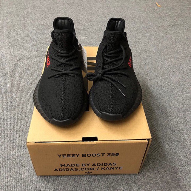 GIẢM giá sập sàn GIÀY THỂ THAO Giày Yeezy V2 350 đen chữ đỏ FREESHIP . . . 👟 ! * ) . '