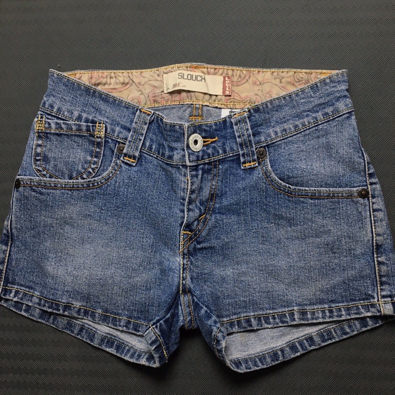 Quần shorts bò Jeans Levis auth size 5-Used