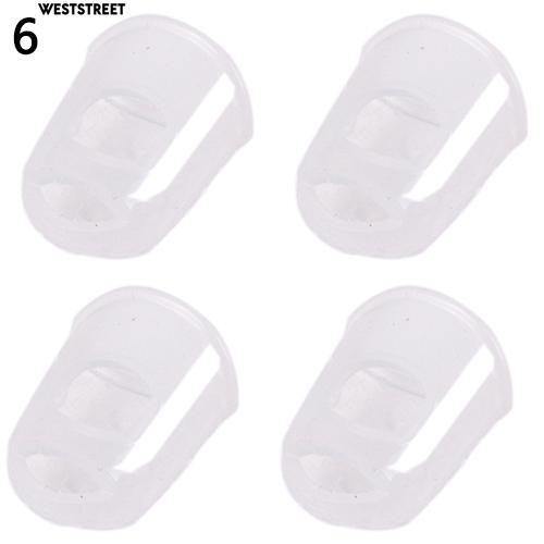 Set 4 đầu bọc bảo vệ đầu ngón tay bằng silicon khi chơi đàn guitar
