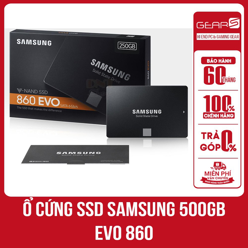 Ổ cứng SSD Samsung 860 Evo 250GB-BH 5 năm | WebRaoVat - webraovat.net.vn