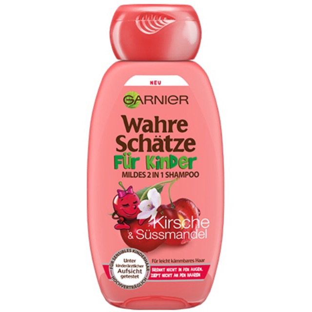 Dầu gội xả 2in1 Garnier Kinder Cherry cho bé