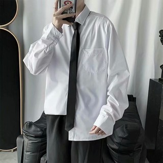Áo Sơ Mi Tay Dài Dáng Rộng Thời Trang Trẻ Trung Cho Nam