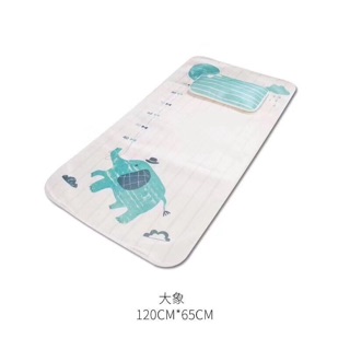 Chiếu lụa điều hoà kèm gối cho bé