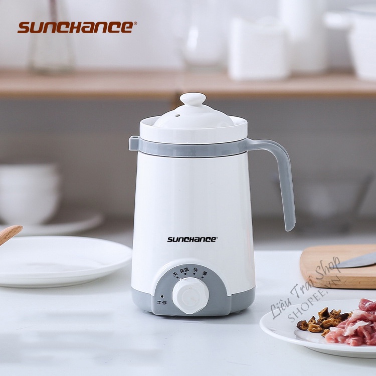 Nồi điện mini nồi chưng yến nồi hầm đa năng thào dược sức khỏe