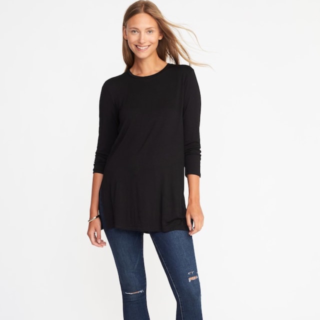 Áo thun dáng dài xuất dư old navy