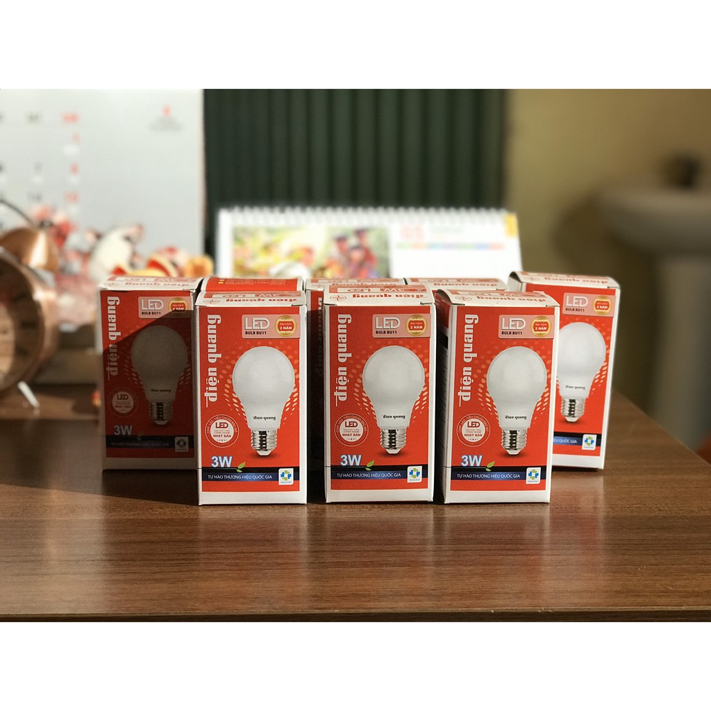 Đèn led Bulb Điện Quang  3W bảo hành 2 năm