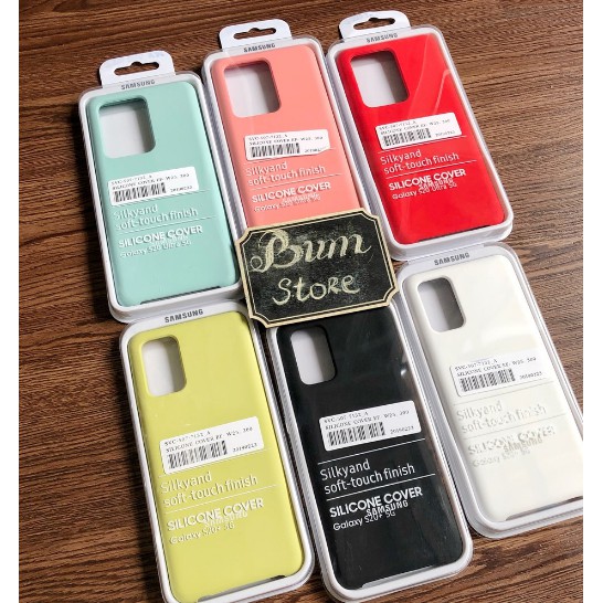 Ốp lưng Samsung S20 Silicone Cover chống bám bẩn, dễ lau chùi