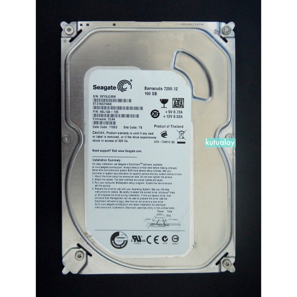 Ổ Cứng Ngoài 160gb Sata Pc Hdd 160 Gb