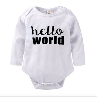 Set 3 món sơ sinh Hello World cho bé