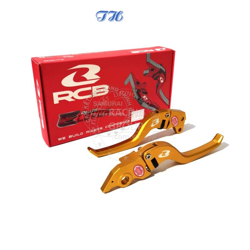 Cặp Tay thắng RCB mẫu E+ dùng cho xe máy Air Blade 110-125, Click 110, Vision, Vario(2018) nhôm cao cấp nguyên k