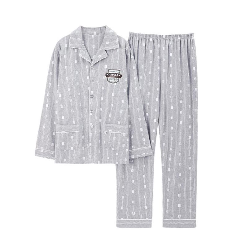 Đồ bộ PIJAMA Nam dài tay họa tiết sọc Caro, chất Cotton 100%, hàng cao cấp style Hàn Quốc thời thượng mềm