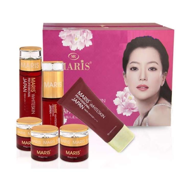 Sữa rửa mặt trắng da Maris 6in1, srm maris hỗ trợ mờ nám tàn nhang 6 trong 1