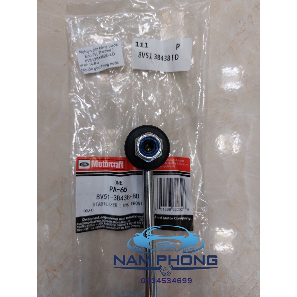 Rotuyn cân bằng trước Ecosports Fiesta 15 LD - 8V513B438BD / CN153B438AB