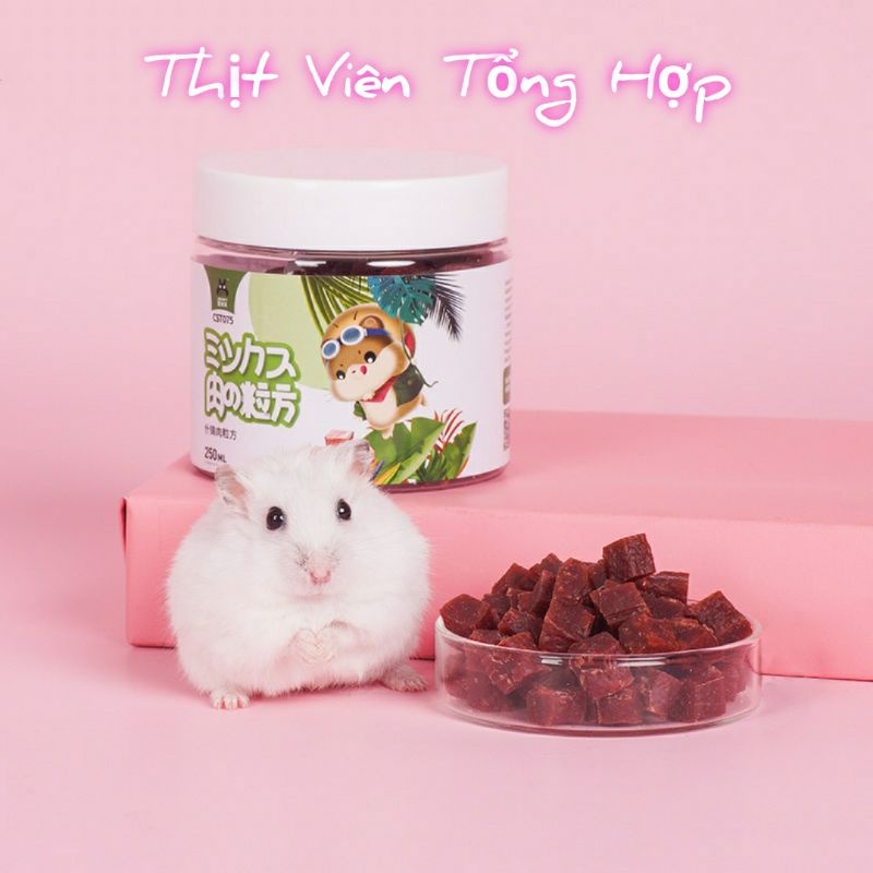 [Jonsanty]Thịt viên nhiều vị cho hamster và thú cưng nhỏ