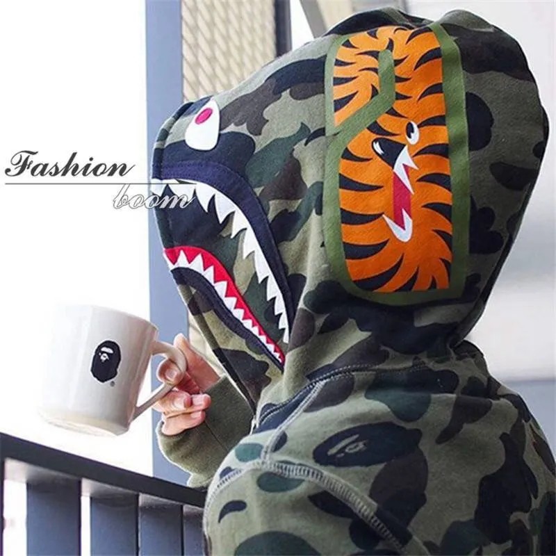 [Mã 12FASHIONSALE1 giảm 10K đơn 50K] Áo khoác bape cá mập,áo hoodie | BigBuy360 - bigbuy360.vn