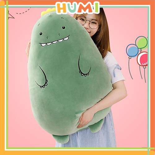 Gấu Bông Gối Ôm Ovan Khủng Long Nhỏ Cute Hình Thú Dễ Thương Size 50