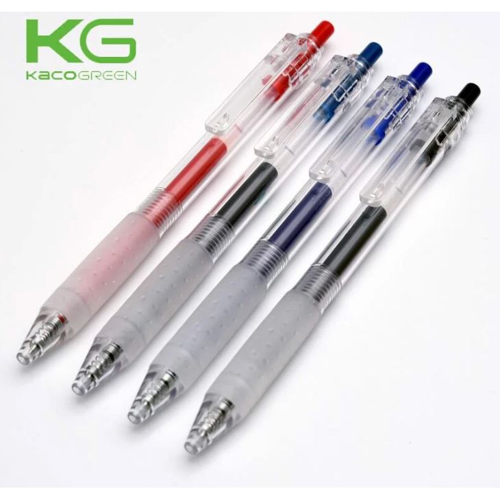 Bút gel KACO Keybo màu xanh đen cây lẻ