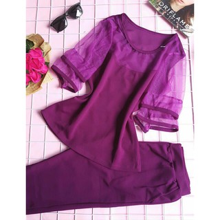 ĐỒ BỘ CÁT HÀN PHỐI LƯỚI SIZE ĐẠI