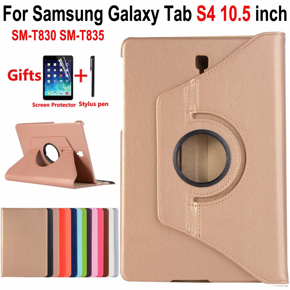 Samsung Galaxy Tab S4 10.5 SM-T830 SM-T835 T830 T835 360 Degree Rotating Smart Case Shockproof Cover