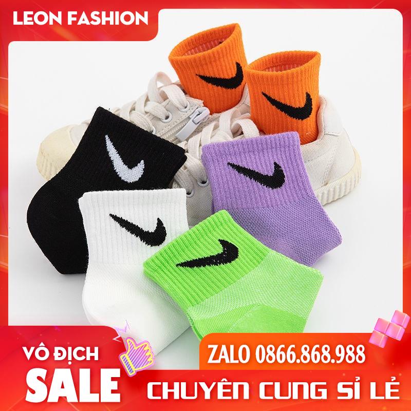 Tất Trẻ Em NIKE, Vớ cho bé 1 tuổi đến 15 tuổi [COMBO 5 ĐÔI] phụ kiện xinh xắn cho cả bé trai lẫn bé gái.