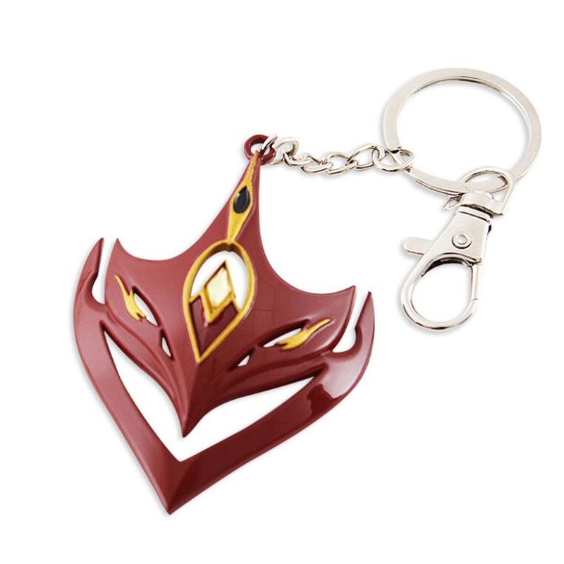 Móc Khóa Hình Mặt Nạ Game Genshin Impact Tartaglia Xiao
