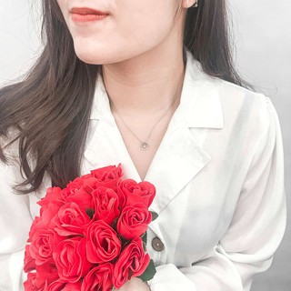 Dây Chuyền Bạc Blue Peach Bling Bling DC347