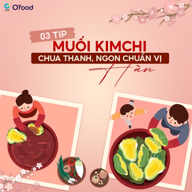 SỐT MUỐI KIMCHI HÀN QUỐC O'FOOD 180G