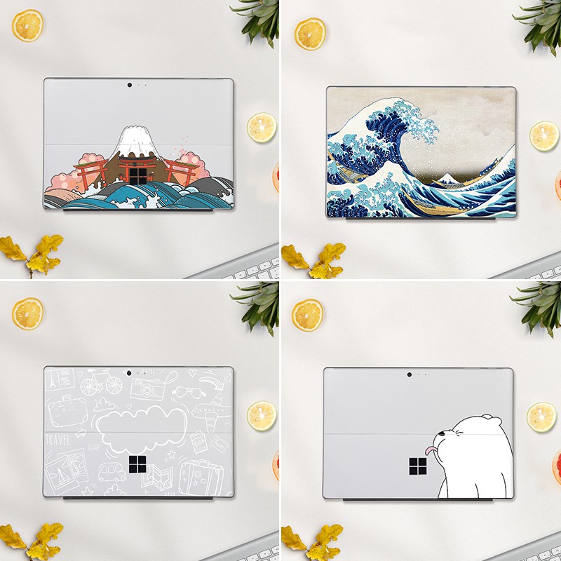 Miếng Dán Trang Trí Laptop Microsoft Surface Pro 5 Pro 6 Pro 7