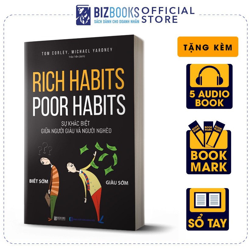 Sách - BIZBOOKS - Rich Habits, Poor Habits: Sự Khác Biệt Giữa Người Giàu Và Người Nghèo - 1 BEST SELLER