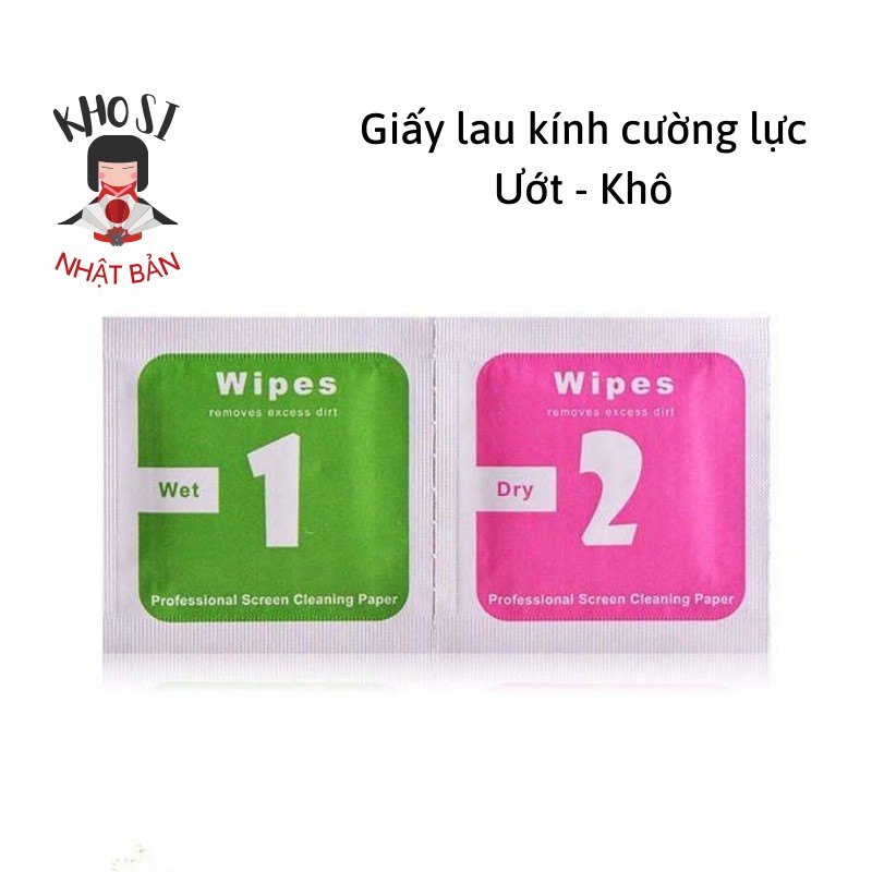 Giấy Lau 1 2 Cho Kính Cường Lực iphone 5/5s/6/6s/7/7plus/8/8plus/plus/x/xr/xs/11/12/pro