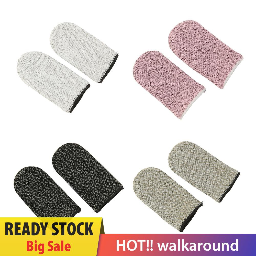 1 Cặp Đệm Bảo Vệ Ngón Tay Chơi Game Thoáng Khí Chống Mồ Hôi