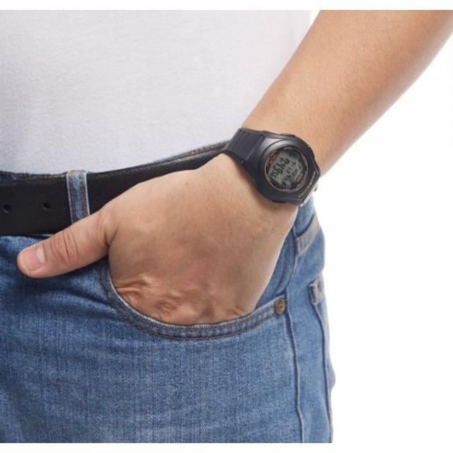Đồng Hồ Nam Casio Dây Nhựa Trẻ Trung F-200W-9ADF Chính Hãng