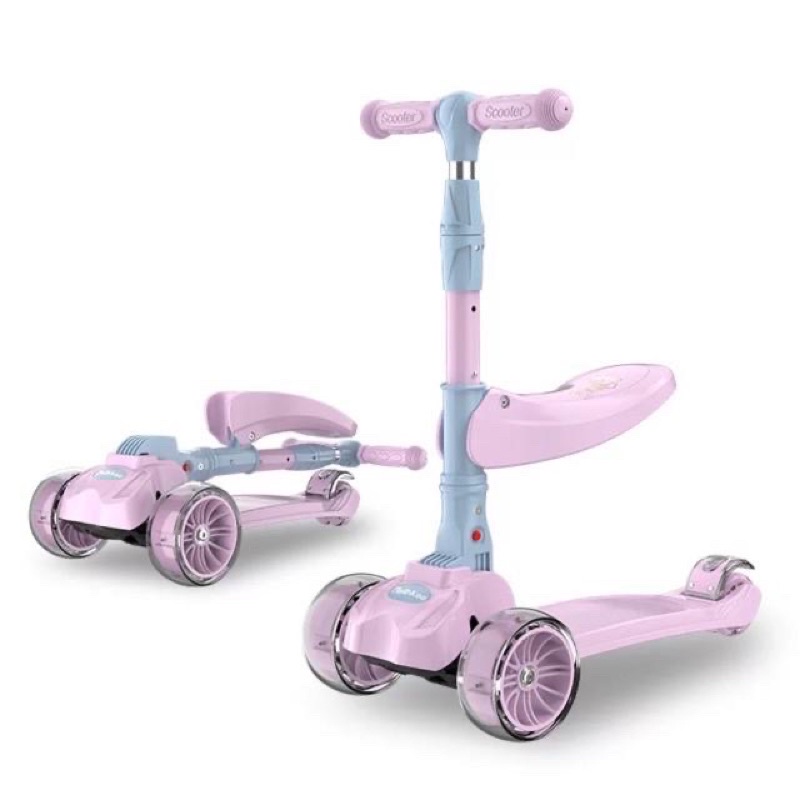 Siêu phẩm Scooter 2 trong 1 thương hiệu Beibkee của CHLB Đức TẶNG KÈM GIỎ XE + Chong chóng
