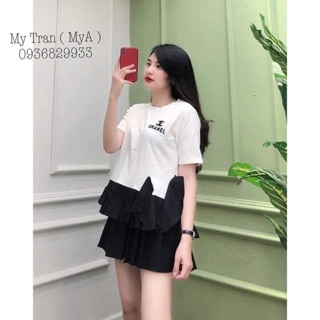 Áo phông thêu chữ